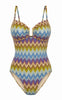 Unica Copenhagen Badedragt - Isabelle - Multi Zig Zag