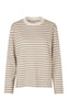 MbyM T-shirt - Celia-M - Island Fossil Sugar Stripe