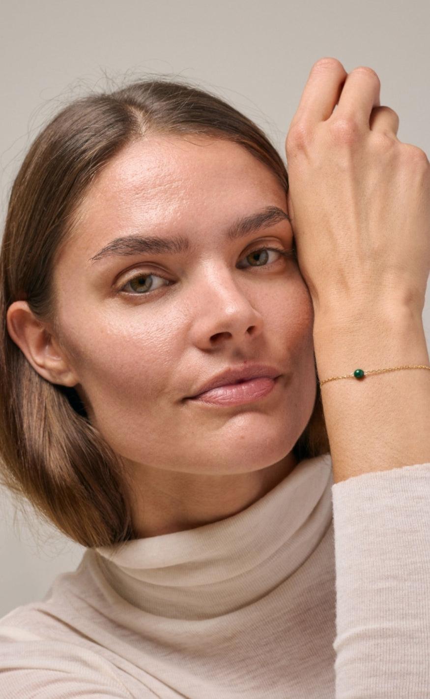 ENAMEL Copenhagen Armbånd - Balloon - Petrol Green