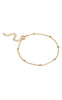 ENAMEL Copenhagen Armbånd - Beaded Chain - Gold Colour