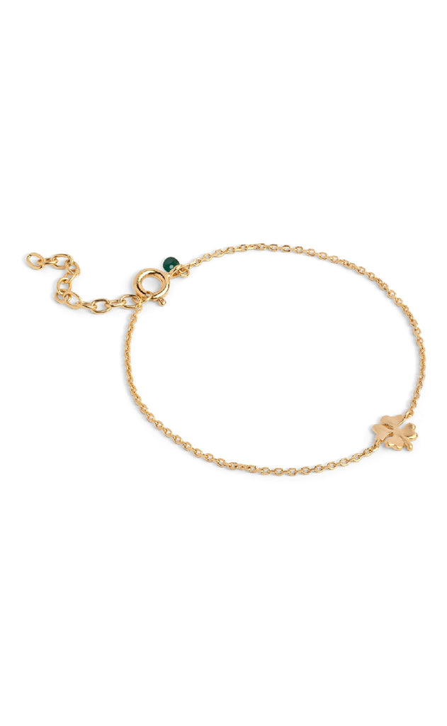 ENAMEL Copenhagen Armbånd - Four-Leaf Clover - Gold Colour