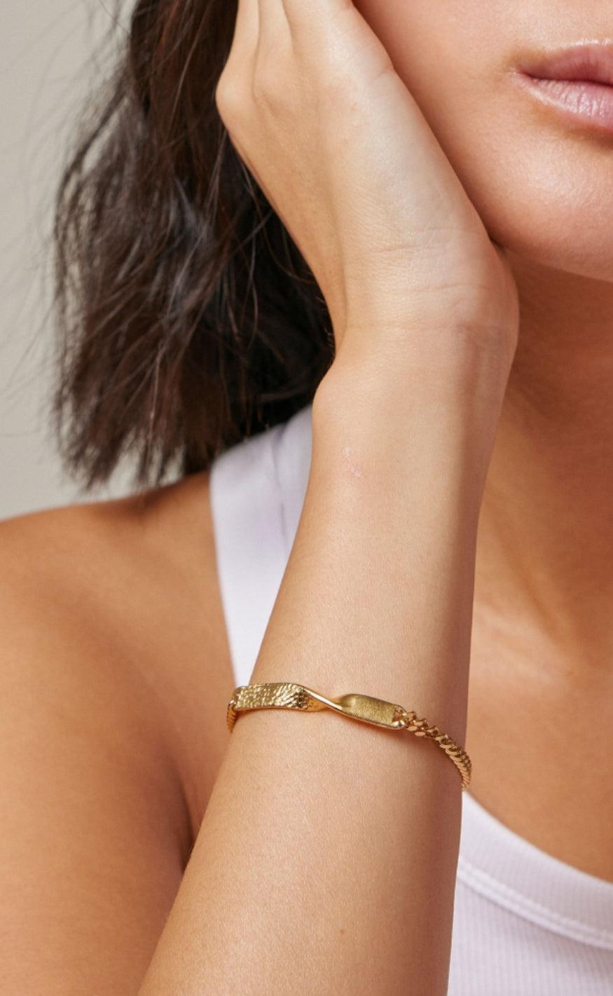 ENAMEL Copenhagen Armbånd - Nadia - Gold Colour