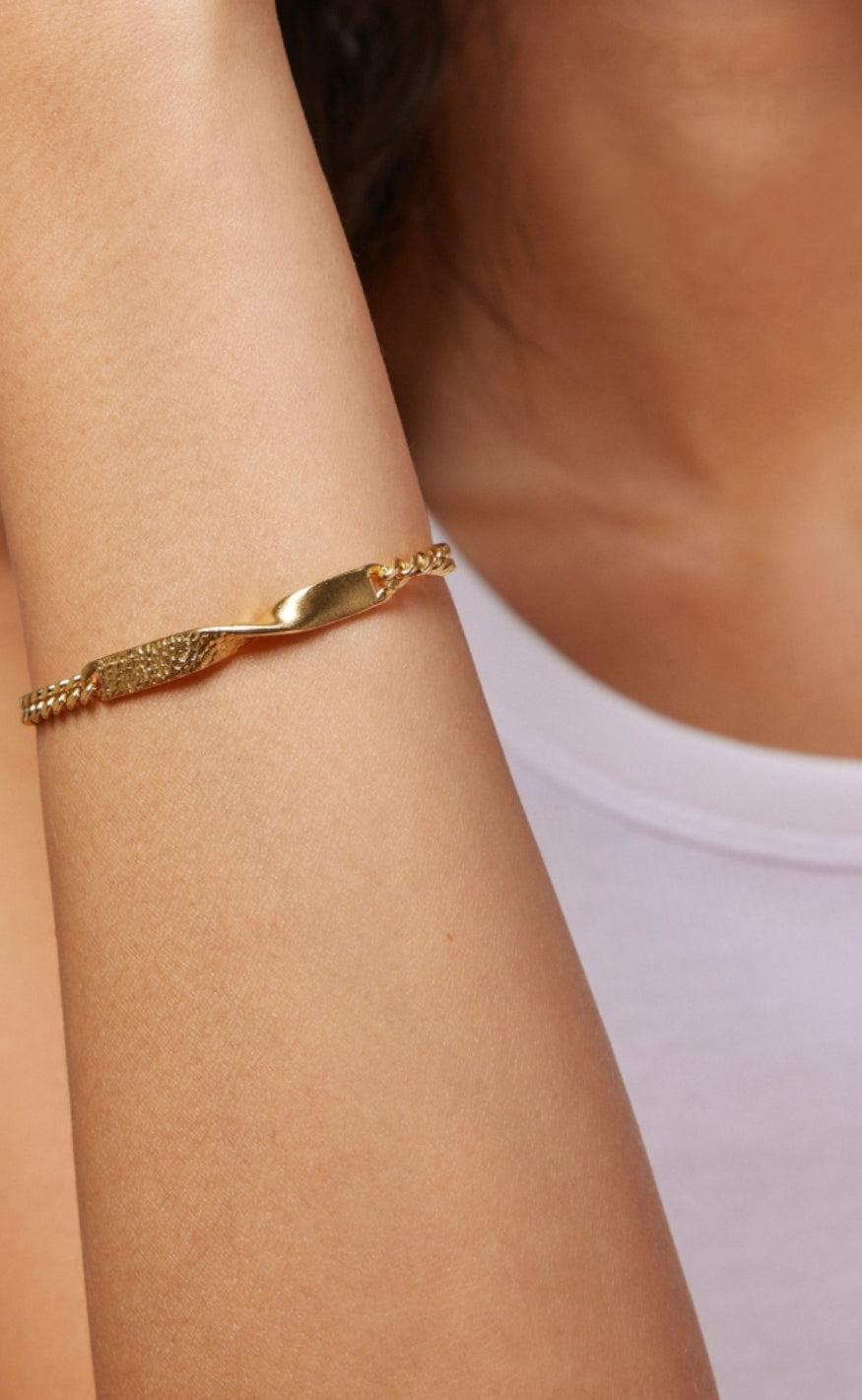 ENAMEL Copenhagen Armbånd - Nadia - Gold Colour