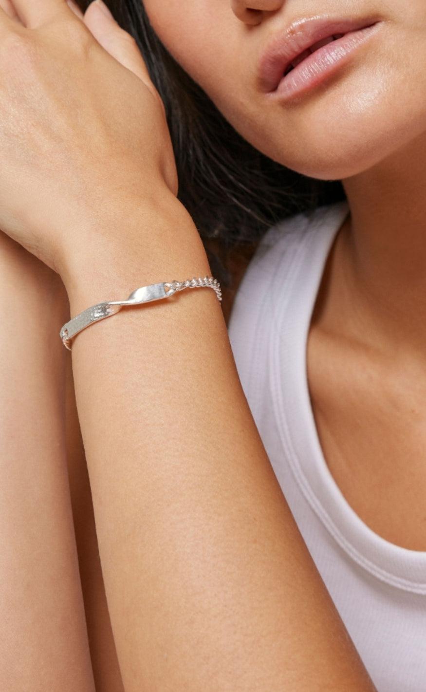 ENAMEL Copenhagen Armbånd - Nadia - Silver Colour