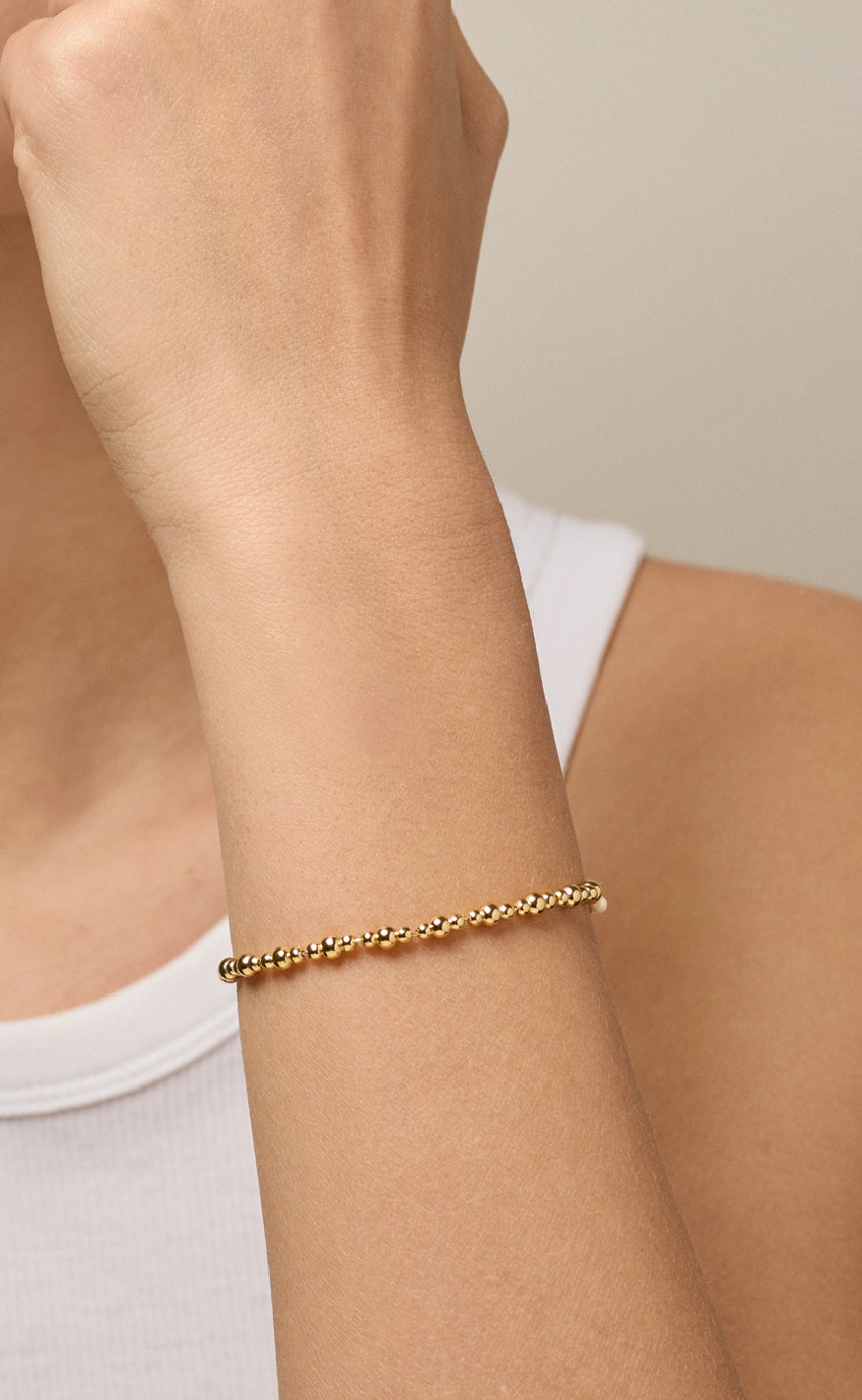 ENAMEL Copenhagen Armbånd - Norma Bead - Gold Clour