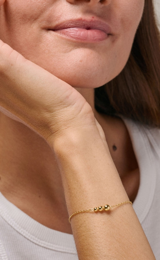 ENAMEL Copenhagen Armbånd - Trinity - Gold Colour