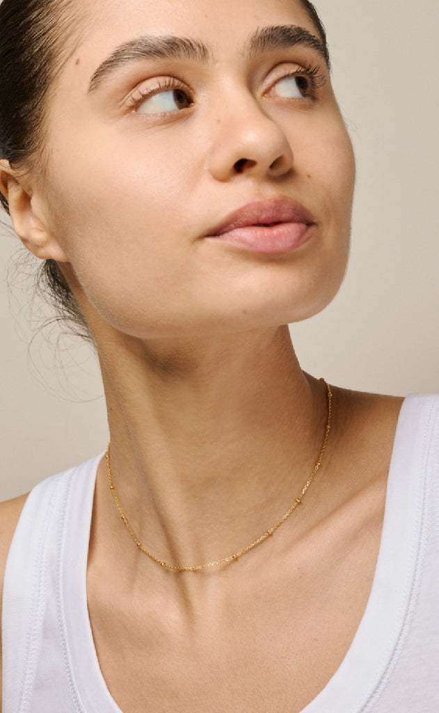 ENAMEL Copenhagen Halskæde - Beaded Chain - Gold colour