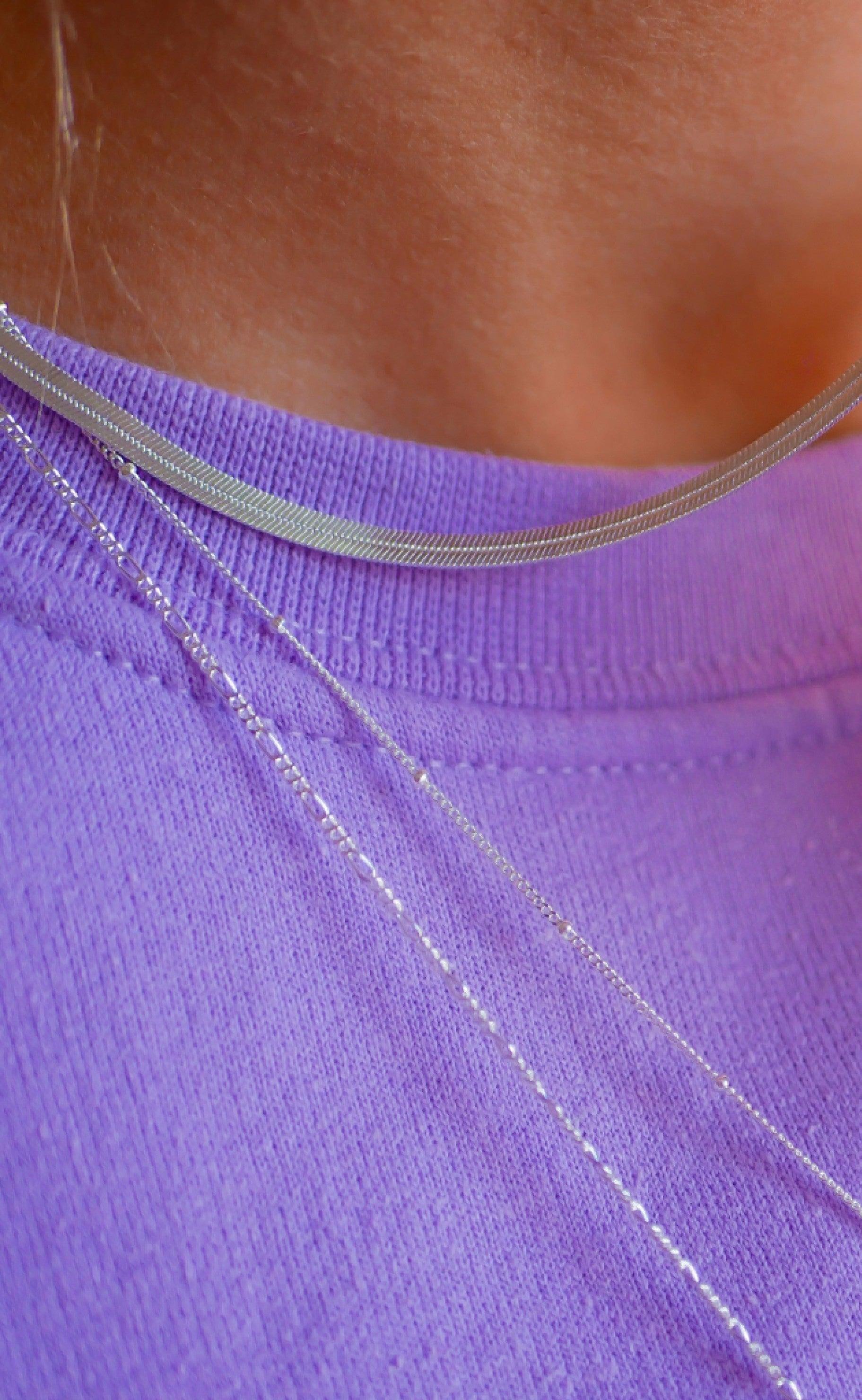 ENAMEL Copenhagen Halskæde - Caroline - Silver Colour