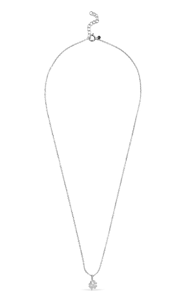 ENAMEL Copenhagen Halskæde - Four-Leaf CLower - Silver colour