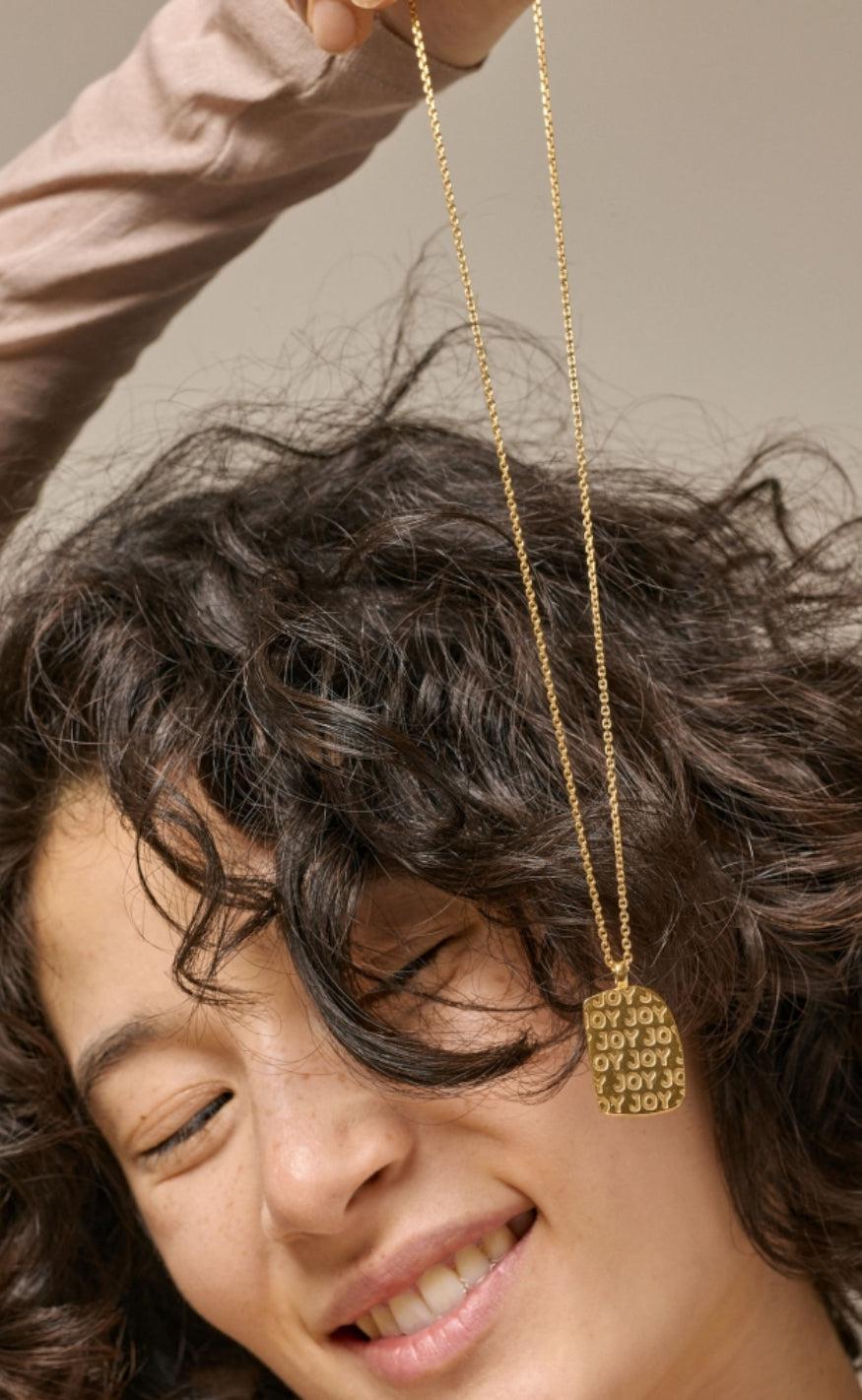 ENAMEL Copenhagen Halskæde - Joy Statement - Gold Colour