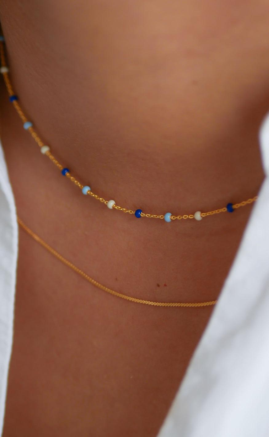 ENAMEL Copenhagen Halskæde - Lola - Marine Gold Colour