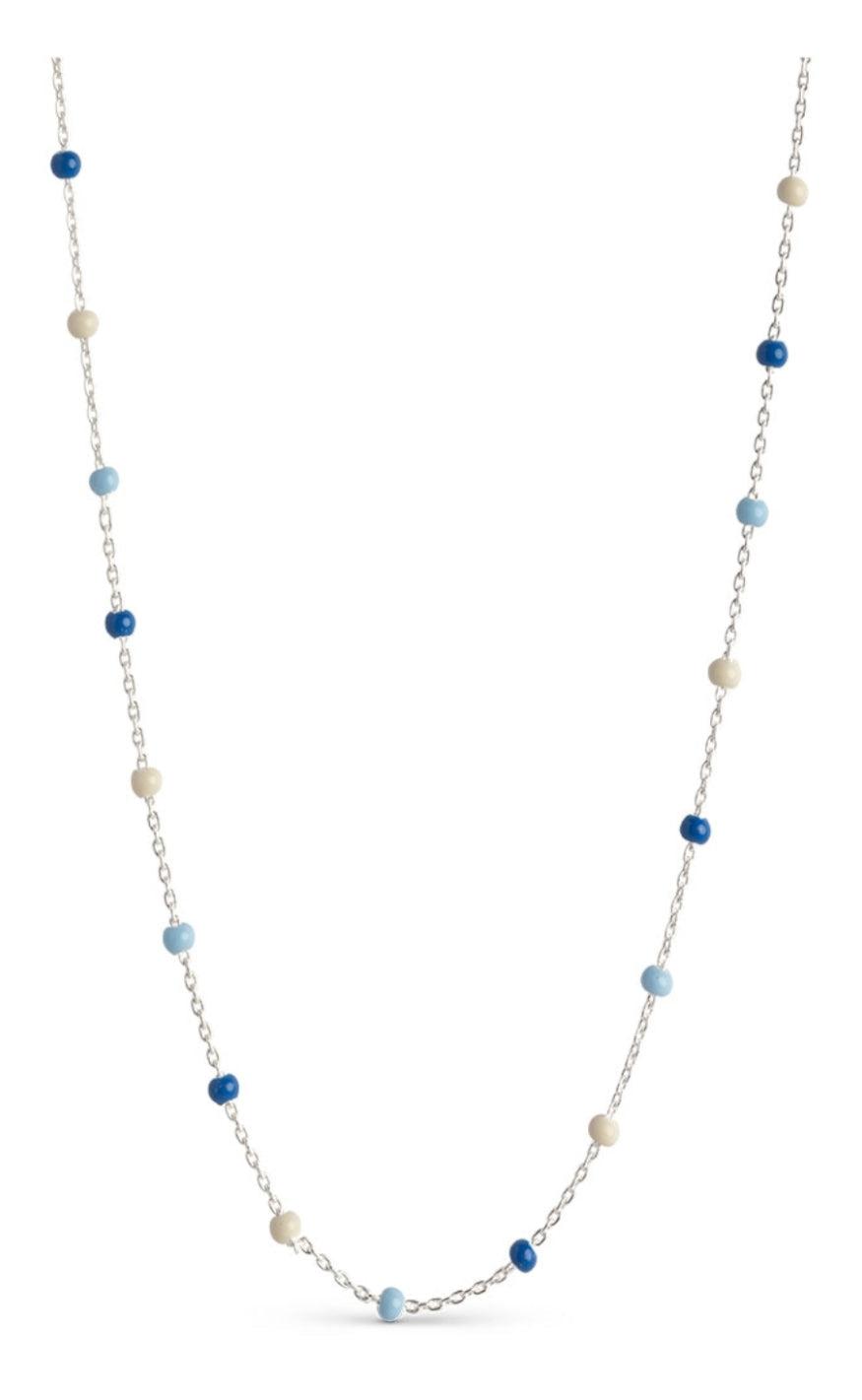 ENAMEL Copenhagen Halskæde - Lola - Marine Silver Colour
