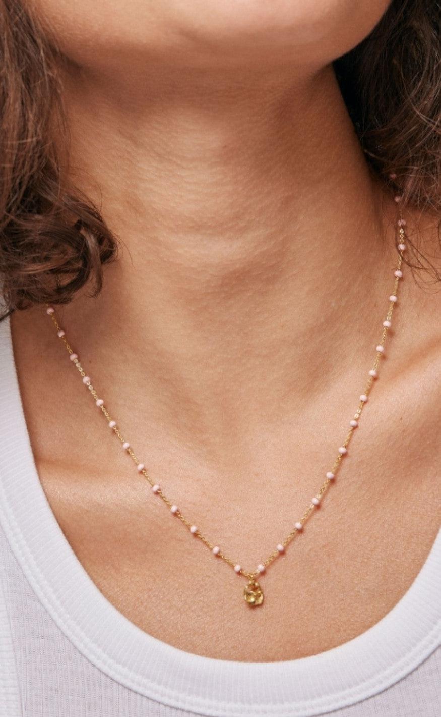 ENAMEL Copenhagen Halskæde - Lola Refined - Light Pink