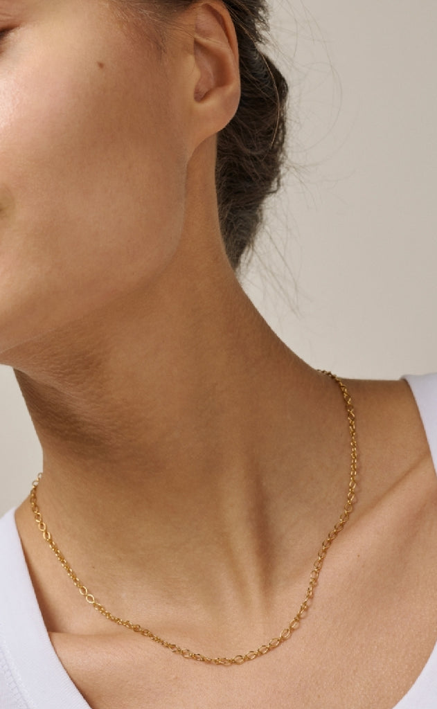 ENAMEL Copenhagen Halskæde - Simple Charm - Gold Colour