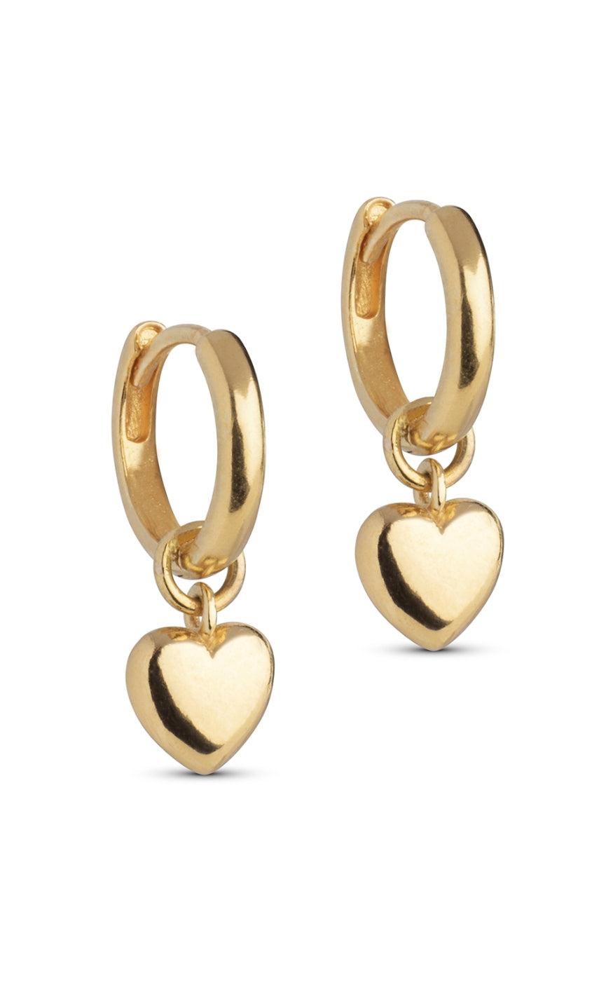 ENAMEL Copenhagen Øreringe - Amore Hoops - Gold Colour
