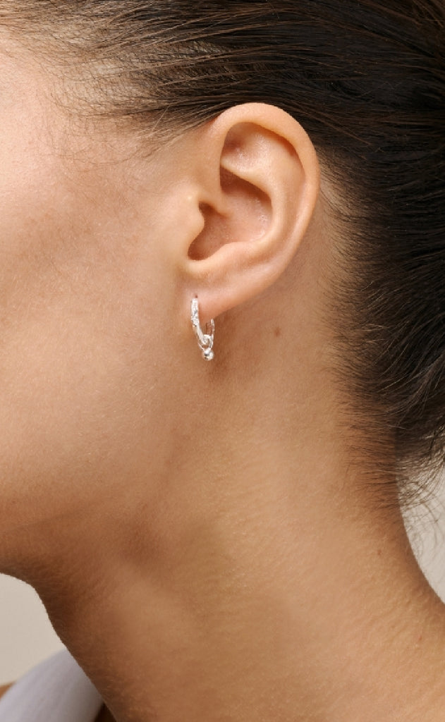 ENAMEL Copenhagen Øreringe - Belle - Silver Colour