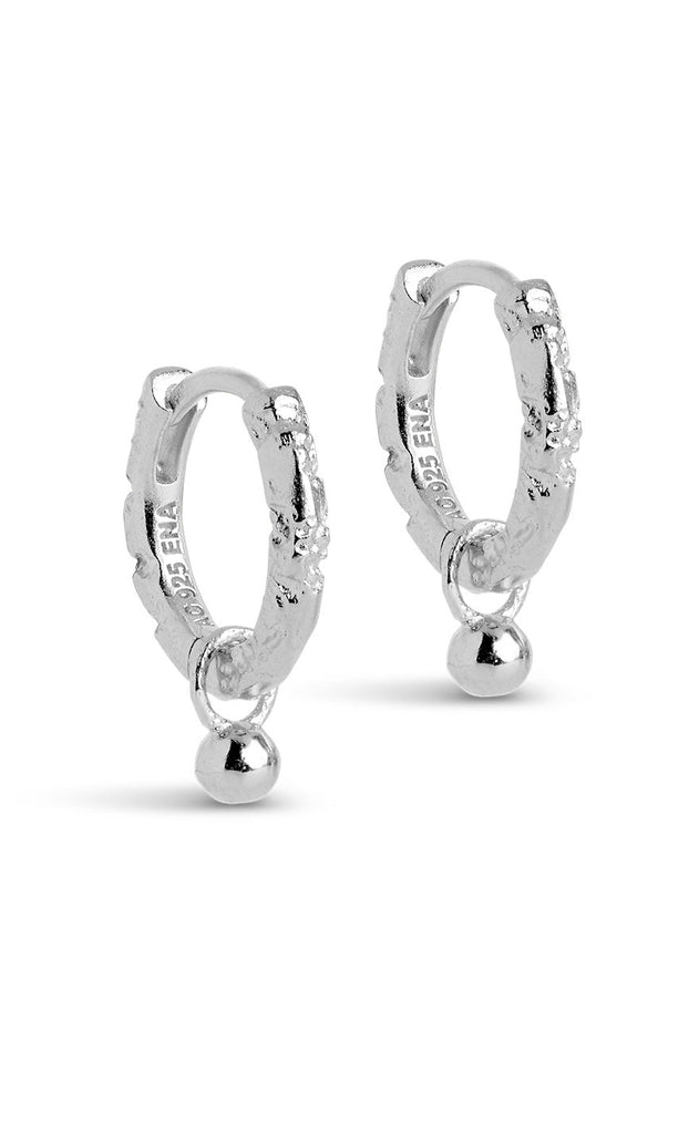 ENAMEL Copenhagen Øreringe - Belle - Silver Colour