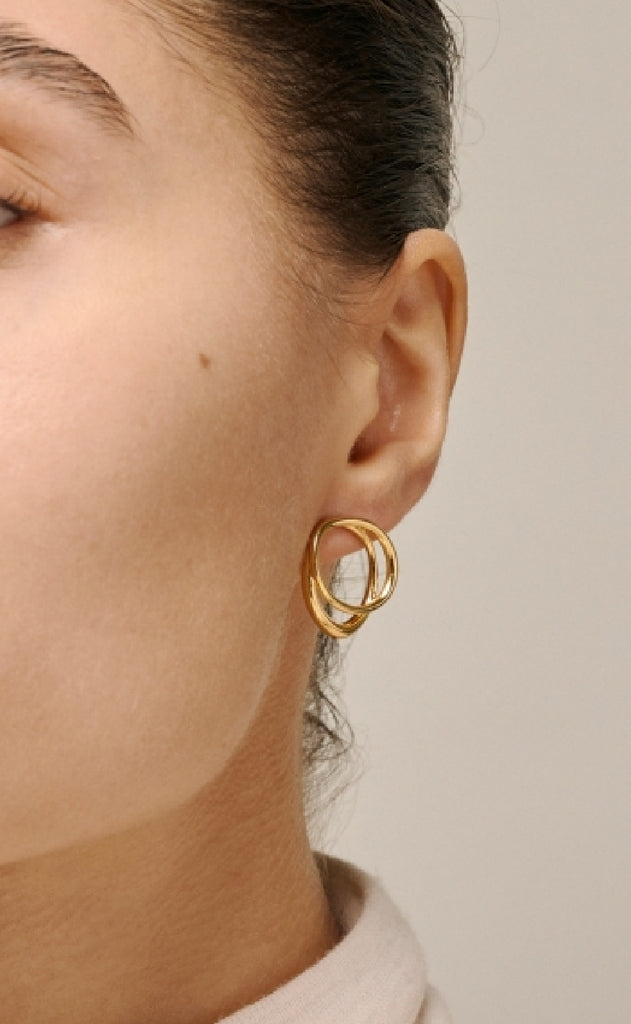 ENAMEL Copenhagen Øreringe - Bellu - Gold Colour