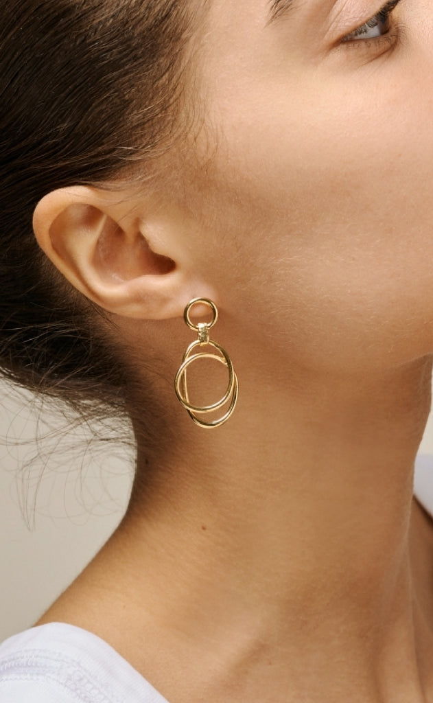 ENAMEL Copenhagen Øreringe - Carina - Gold Colour