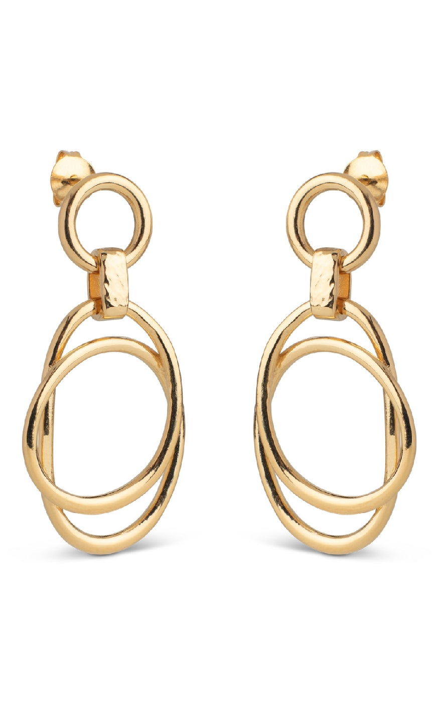 ENAMEL Copenhagen Øreringe - Carina - Gold Colour
