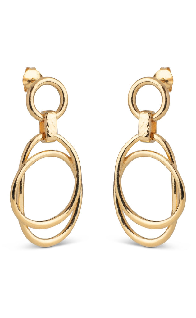 ENAMEL Copenhagen Øreringe - Carina - Gold Colour