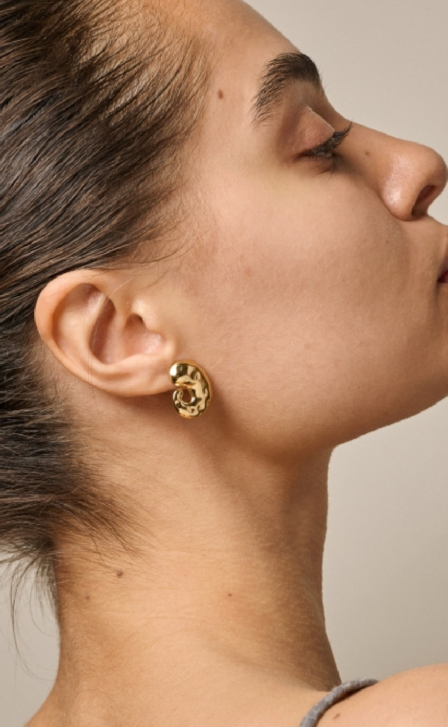 ENAMEL Copenhagen Øreringe - Carya - Gold Colour