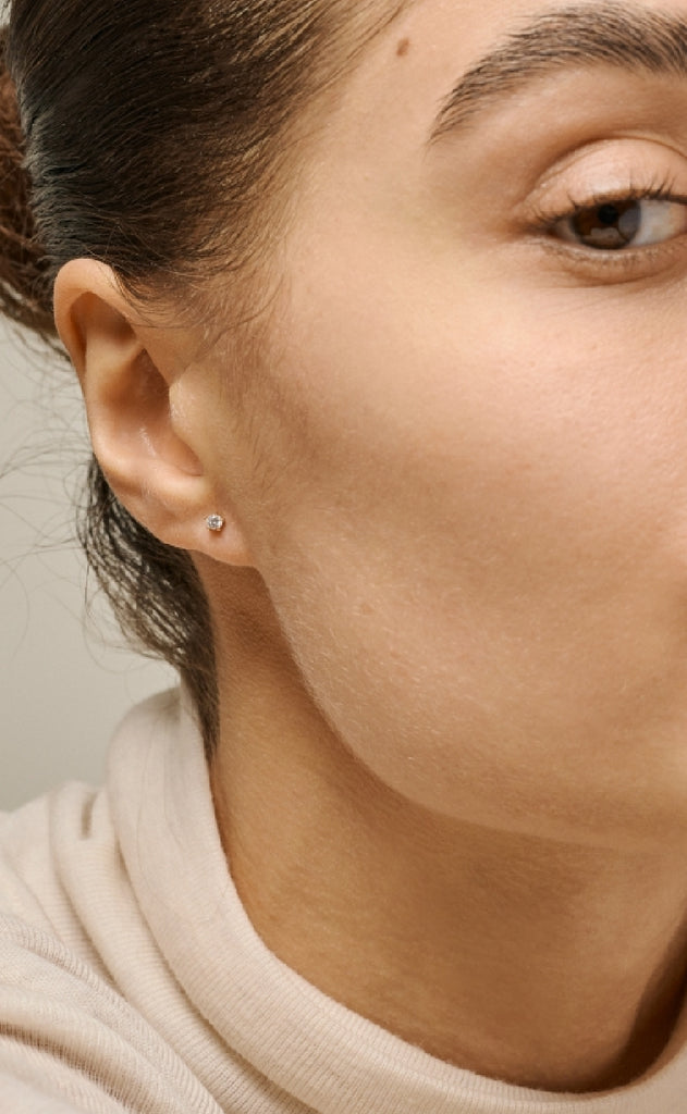 ENAMEL Copenhagen Øreringe - Clara - White