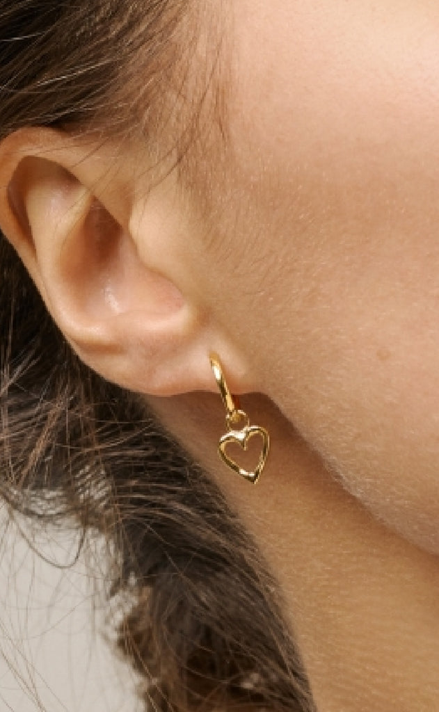 ENAMEL Copenhagen Øreringe - Classic Hoops - Gold Colour