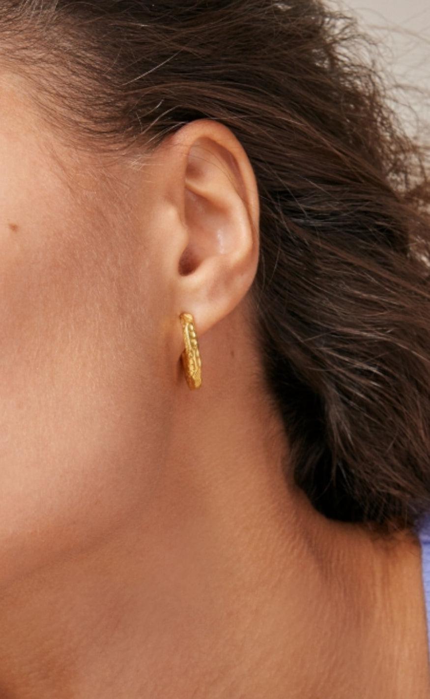 ENAMEL Copenhagen Øreringe - Hali - Gold Colour