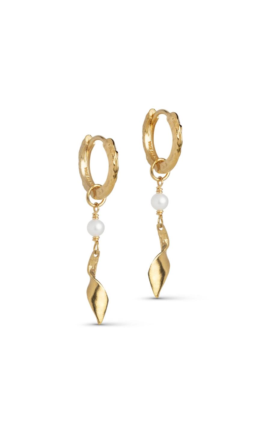 ENAMEL- Copenhagen Øreringe - Hoops may - Gold Colour