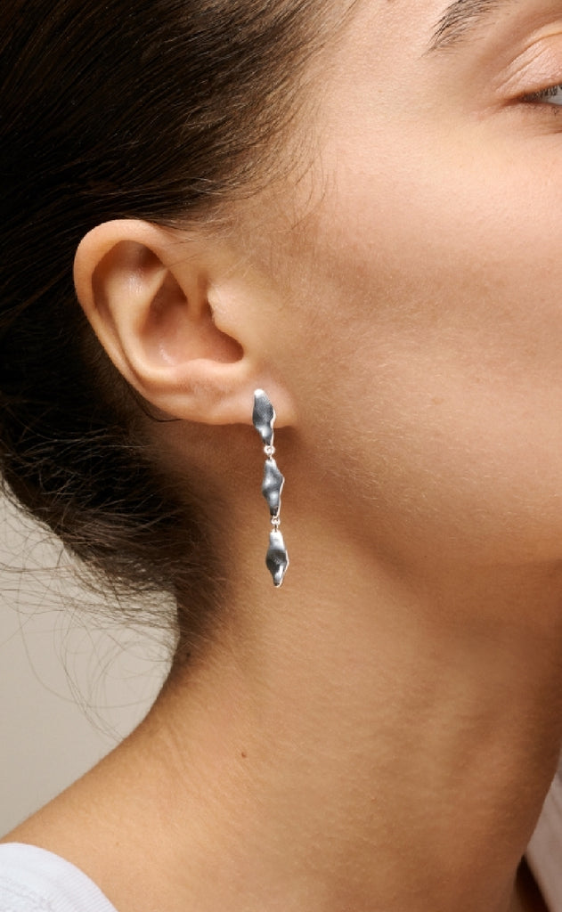 ENAMEL Copenhagen Øreringe - India Medium - Silver Colour