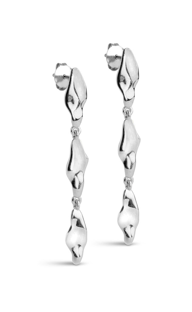 ENAMEL Copenhagen Øreringe - India Medium - Silver Colour