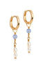 ENAMEL Copenhagen Øreringe - Liva - Blue Quartz