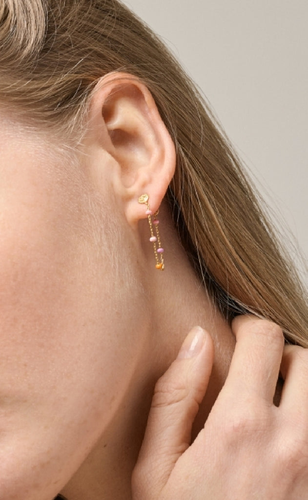 ENAMEL Copenhagen Øreringe - Lola - Blush