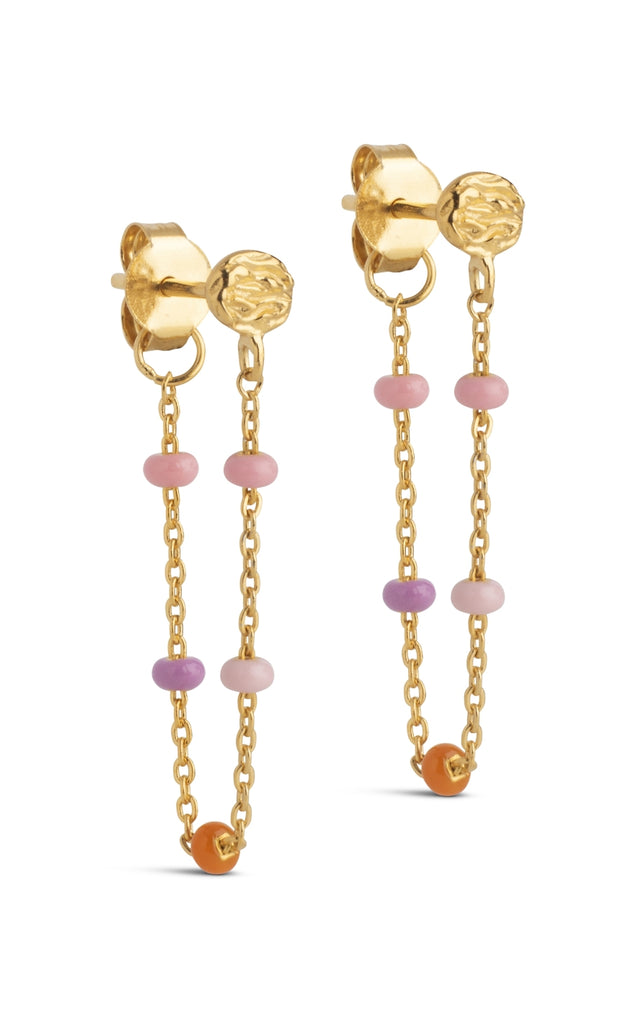 ENAMEL Copenhagen Øreringe - Lola - Blush