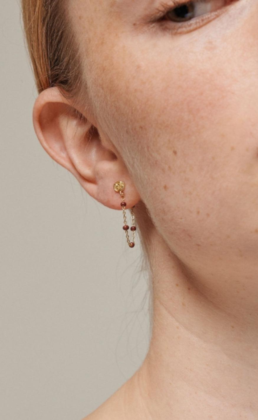 ENAMEL Copenhagen Øreringe - Lola - Copper