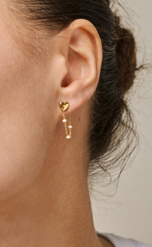 ENAMEL Copenhagen Øreringe - Lola Heart - Daisy