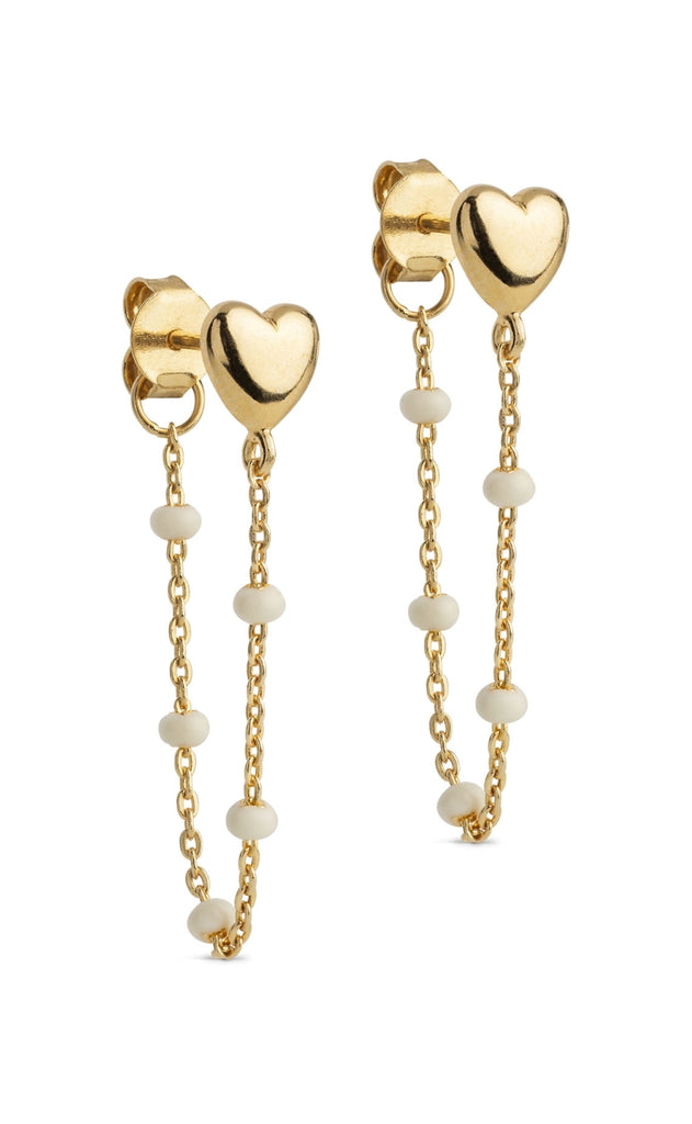 ENAMEL Copenhagen Øreringe - Lola Heart - Daisy