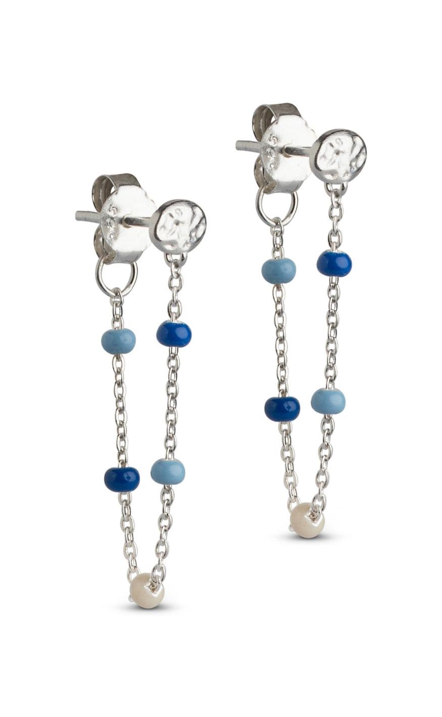 ENAMEL Copenhagen Øreringe - Lola - Marine Silver Colour