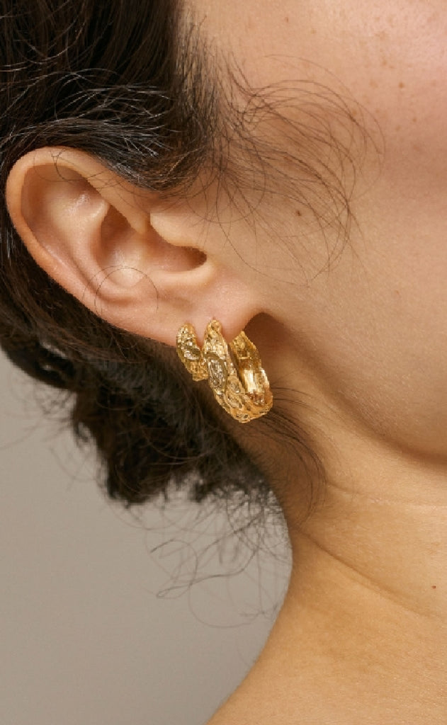 ENAMEL Copenhagen Øreringe - Nela Big - Gold Colour