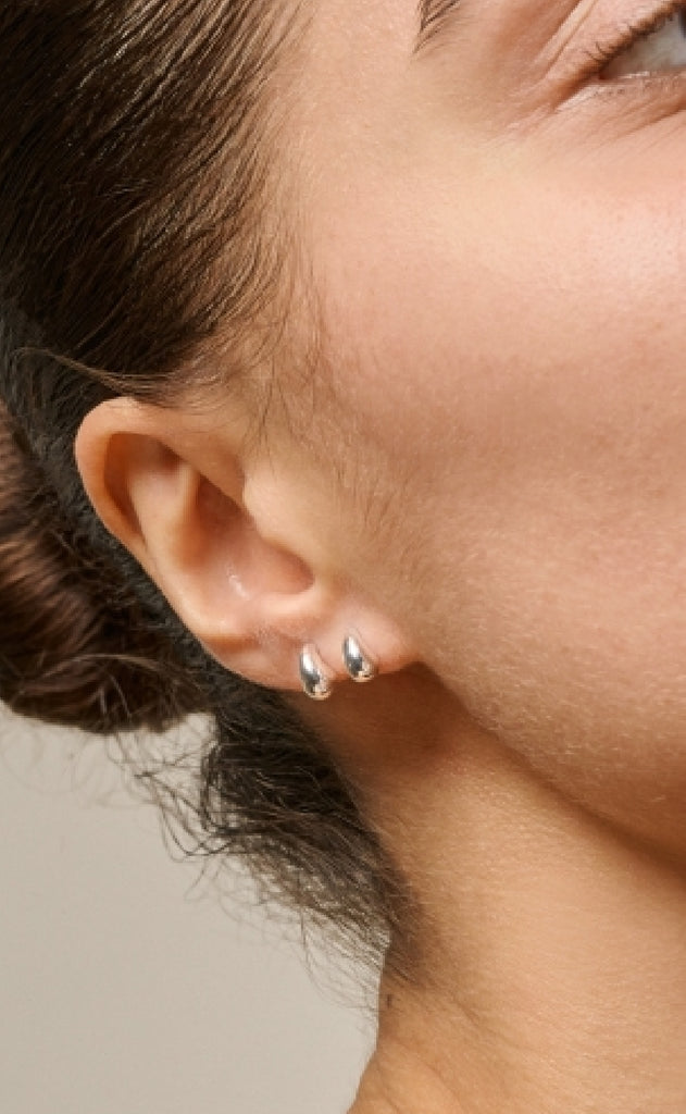 ENAMEL Copenhagen Øreringe - Sana - Silver Colour