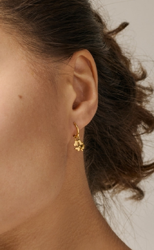 ENAMEL Copenhagen Øreringe - Small Classic Hoops - Gold Colour