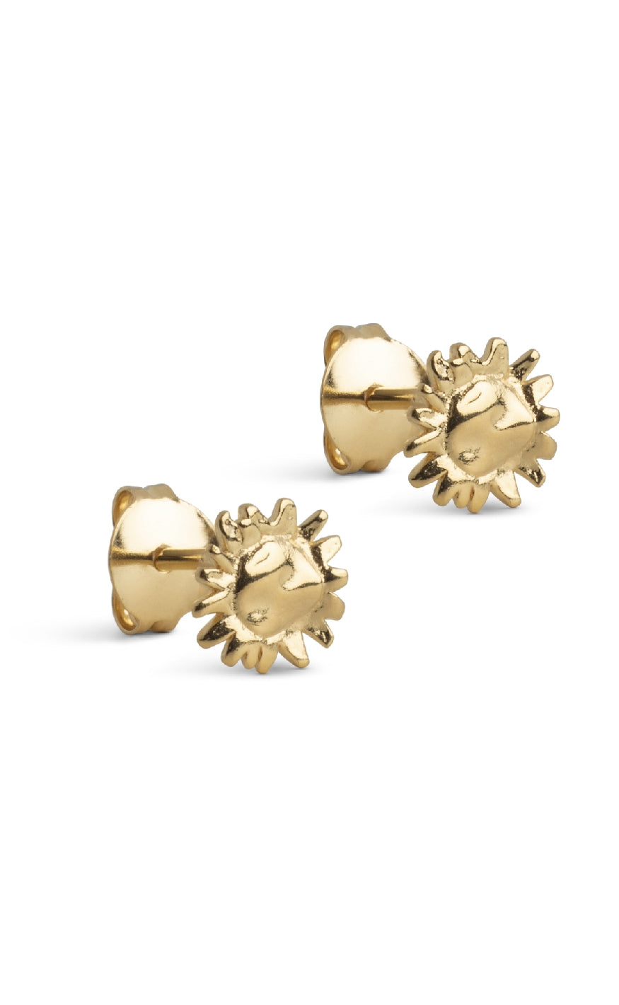ENAMEL Copenhagen Øreringe - Studs Sunshine - Gold Colour