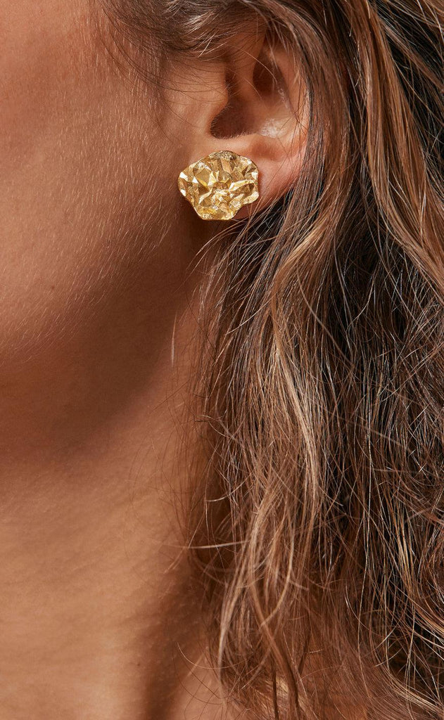 ENAMEL Copenhagen Øreringe / Studs - Windy - Gold Colour