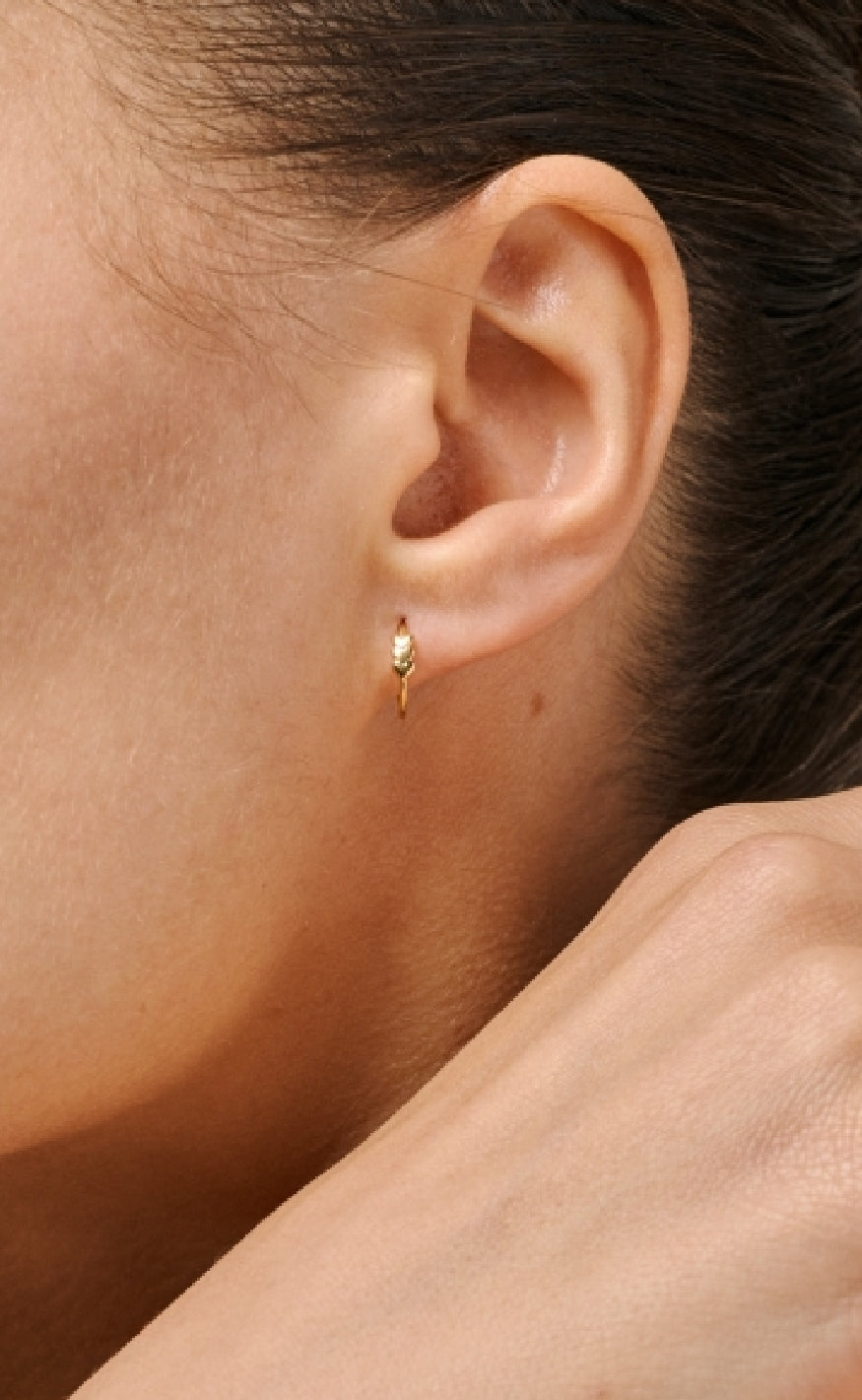 ENAMEL Copenhagen Øreringe - Twistie Love - Gold Colour
