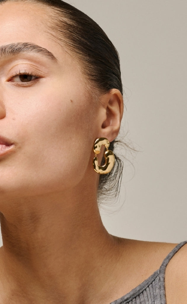 ENAMEL Copenhagen Øreringe - Viona - Gold Colour