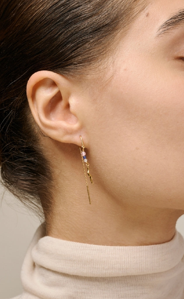 ENAMEL Copenhagen Øreringe - Vivia - Violet