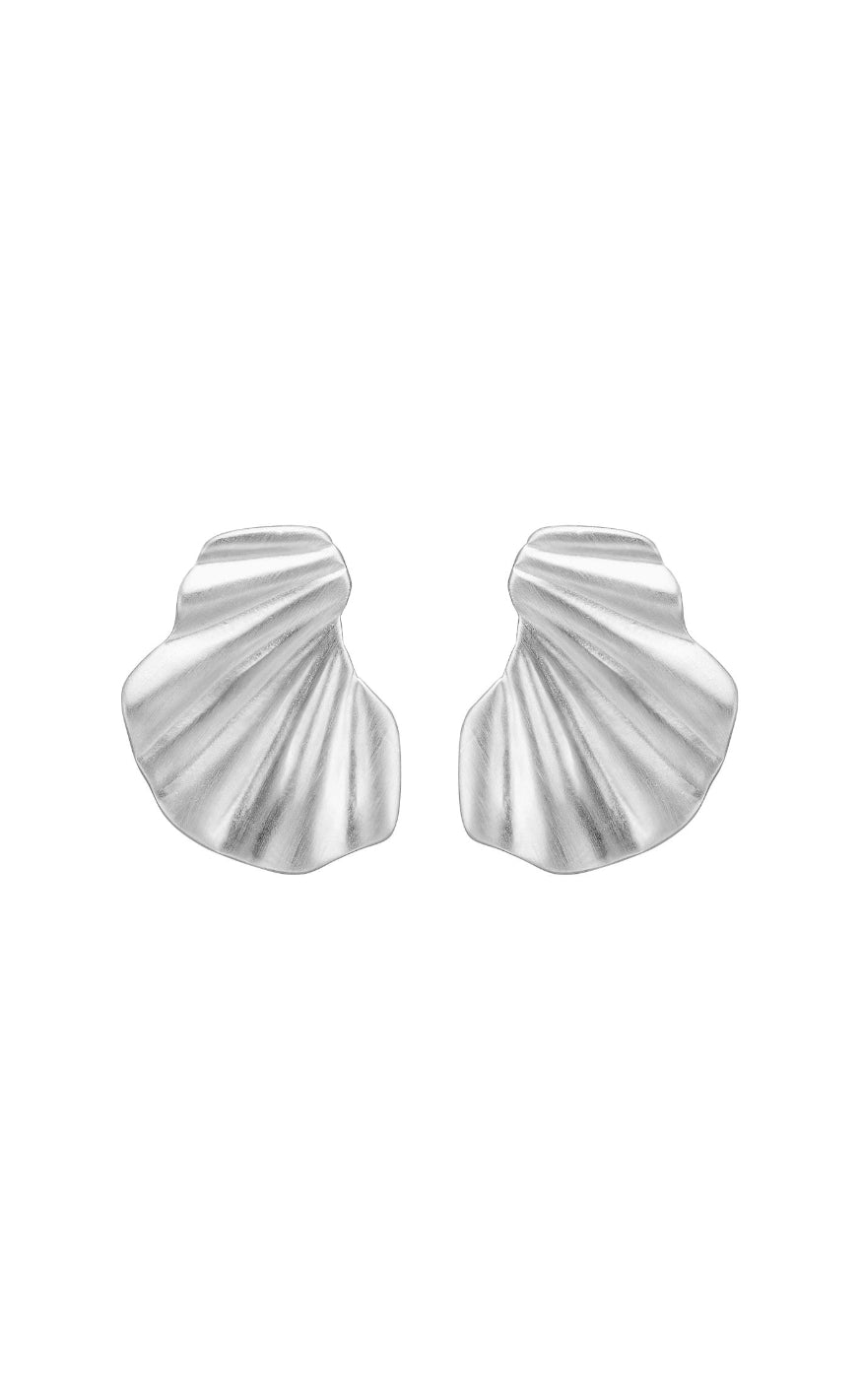 ENAMEL Copenhagen Øreringe - Wave - Silver Colour