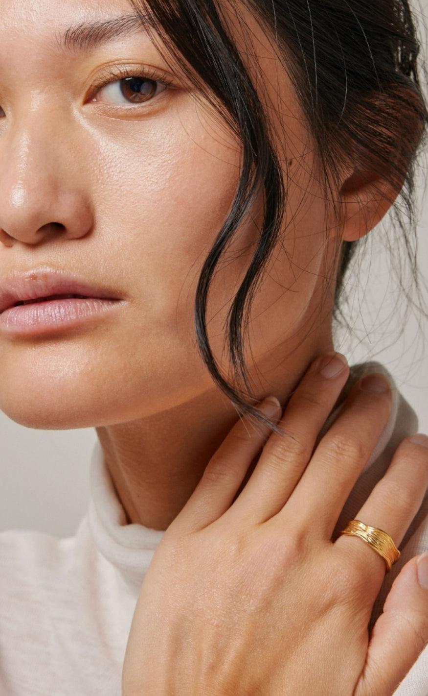 ENAMEL Copenhagen Ring - Ane - Gold Colour