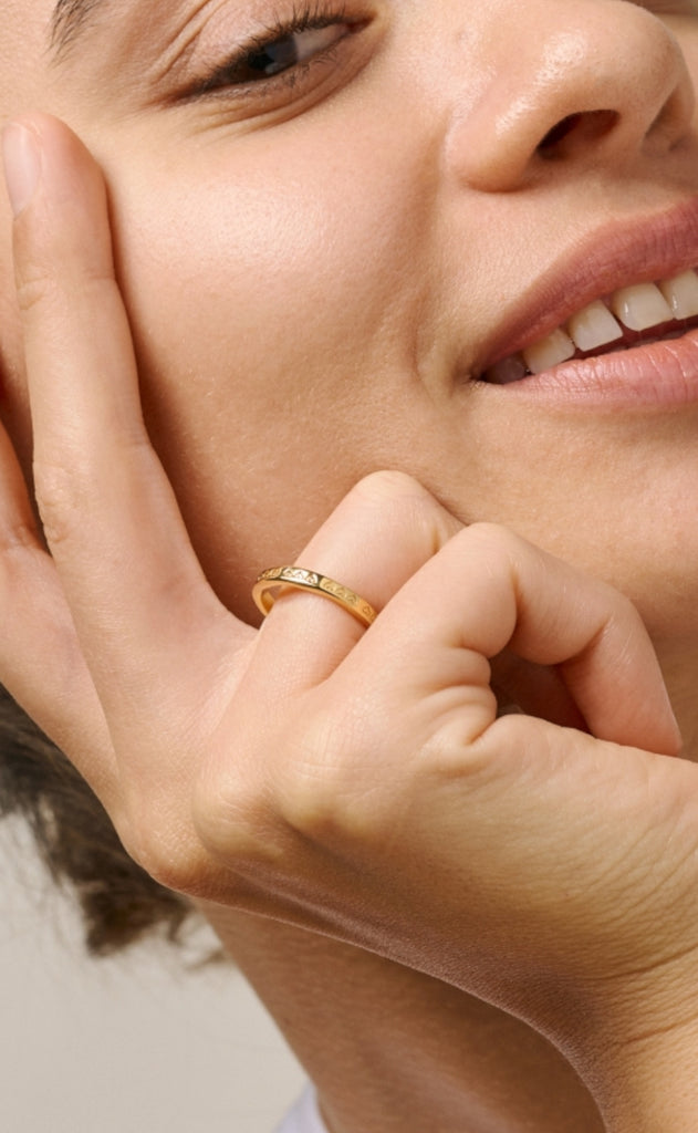 ENAMEL Copenhagen Ring - Heart - Gold